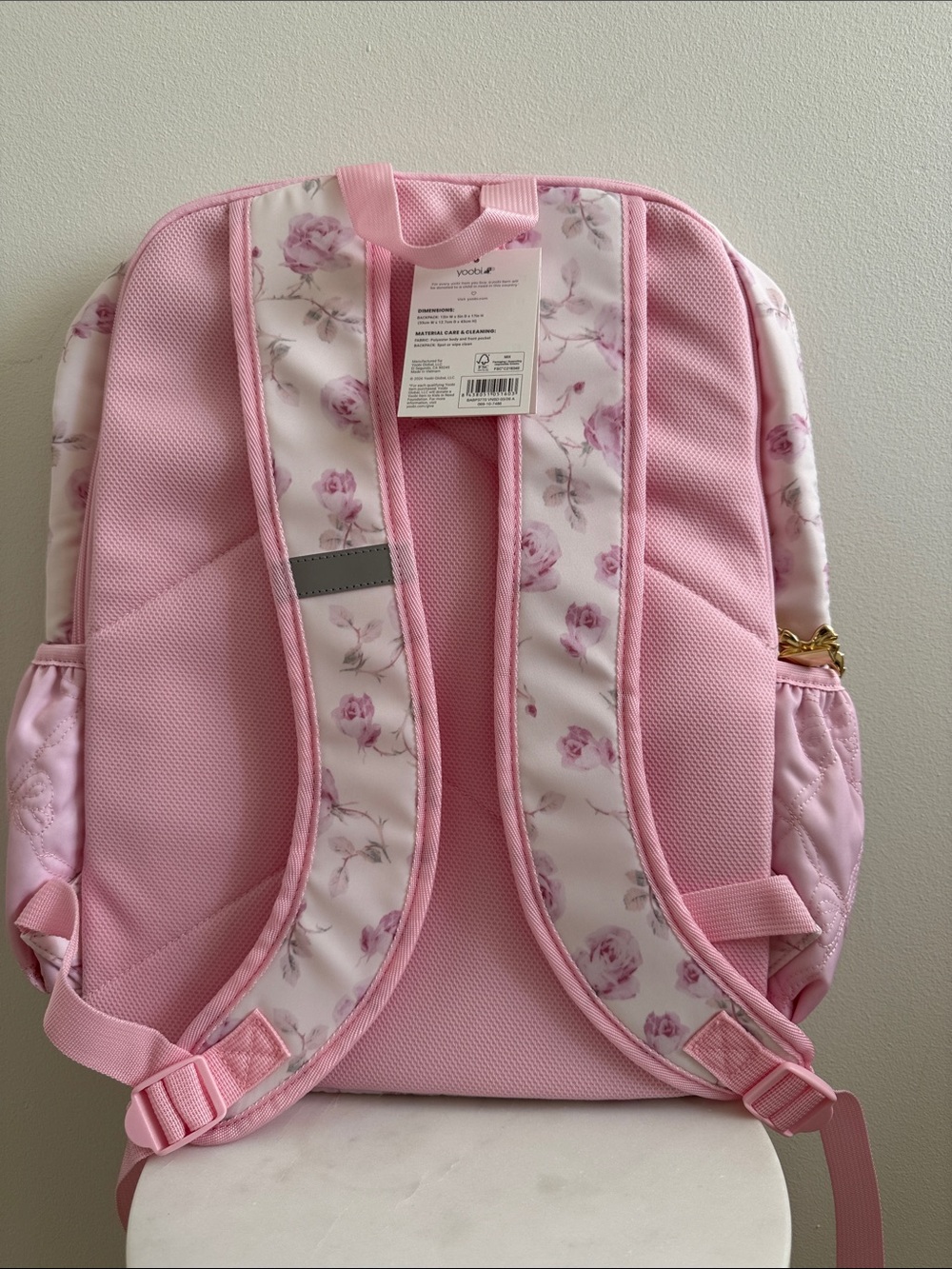 LoveShackFancy x Target │ Yoobi Ribbon Rosa Backpack - Picture 2 of 7